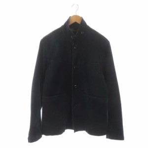 【中古】ジースターロウ G-Star RAW BRONSON SWEAT BLAZER デニム ジャケット ジップアップ ストレッチ S 紺 ネイビー