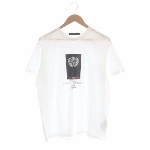 【中古】タトラス THE BERRICS プリントクルーネックTシャツ カットソー 半袖 03 白 黒 赤 MTA2BR8078