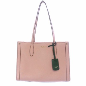 【中古】ケイトスペード KATE SPADE マーケット ぺブル レザー ミディアム トート ショルダーバッグ ピンク K8638D411