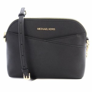 【中古】マイケルコース MICHAEL KORS ショルダーバッグ チェーン レザー 黒 ブラック /YB レディース