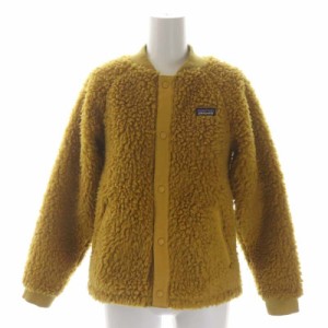 【中古】パタゴニア Patagonia キッズ レトロXボマージャケット ボア 総裏地 L マスタード 65415 /DO ■OS キッズ