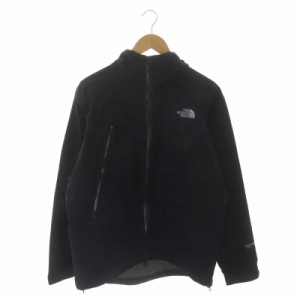 【中古】ザノースフェイス クライムライトジャケット マウンテンパーカー GORE-TEX L 黒 ブラック /MF ■OS メンズ