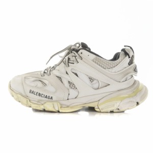 【中古】バレンシアガ BALENCIAGA TRACK TRAINER トラックトレーナー スニーカー US8 25.0cm 白 ホワイト 542436