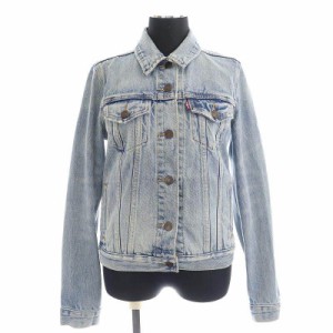 【中古】リーバイス Levi's LEVI STRAUSS&CO. デニムジャケット Gジャン ジージャン XS ライトブルー /HS ■OS