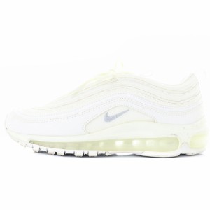 【中古】ナイキ NIKE エアマックス AIR MAX 97 スニーカー ロゴ 24.5m 白 ホワイト 921826-101 /SR12 レディース