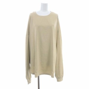 【中古】未使用品 シールームリン ×hurley SRL UV round long T ラッシュガード Tシャツ カットソー 長袖 F ベージュ