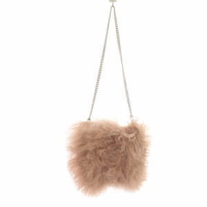 【中古】未使用品 トゥデイフル TODAYFUL Fur Chain Bag ファーチェーンバッグ ショルダーバッグ F 茶 ブラウン