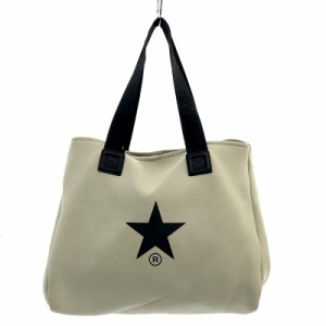 【中古】コンバース CONVERSE トウキョウ LOGO HANDLE NEOPRENE TOTE BAG トートバッグ ライトグレー