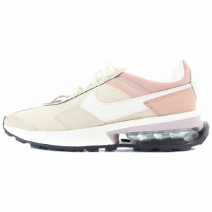 【中古】ナイキ NIKE ローカットスニーカー ロゴ 24.5cm べージュ ピンク DQ4989-206 /SR22 レディース