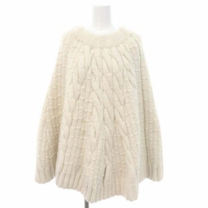 【中古】マイディ journal standard luxe取り扱い 22AW KNITTED FLARED SKIRT スカート ニット ケーブル ロング