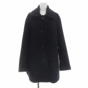 【中古】スライ SLY 21AW SOUTIEN COLLAR コート アウター ミドル丈 F 黒 ブラック /HK ■OS レディース