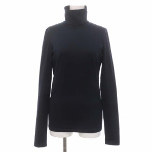 【中古】ジルサンダー JIL SANDER ハイネックカットソー ロンT 長袖 S 紺 ネイビー /HS ■OS ■SH レディース