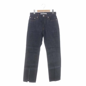 【中古】ジョンローレンスサリバン RIGID DENIM SLITED PANTS デニムパンツ ジーンズ ストレート スリット M JLSW-40