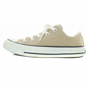 【中古】コンバース ローカット CANVAS ALL STAR COLORS OX スニーカー ロゴ 23cm 茶色 1CL129 /SR18 レディース