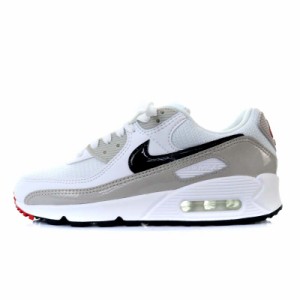 【中古】ナイキ NIKE 23SS WMNS Air Max 90 White/Grey/Red ウィメンズ ホワイト/グレー/レッド US7.5 DX0116-101