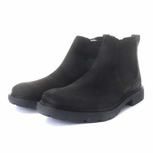 【中古】クラークス clarks クラフトテール2ホール サイドゴアブーツ ショート UK11 29cm 黒 ブラック