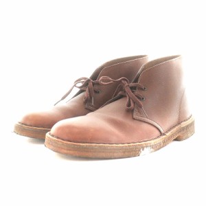 【中古】クラークス clarks オリジナルズ デザートブーツ レザー US8 25.5cm 茶 ブラウン /AN27 メンズ