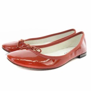 【中古】レペット Repetto エナメル バレエシューズ パンプス 36 22.7cm 赤 レッド /SR30 レディース