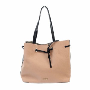 【中古】フルラ FURLA コスタンザ 巾着バッグ トートバッグ レザー ピンク /AK6 レディース