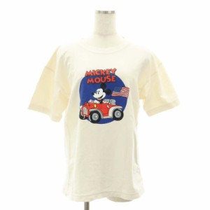 【中古】ノマディス NOMADIS ×Disney JOURNAL STANDARD別注 Tシャツ クルーネック プルオーバー 白 ホワイト