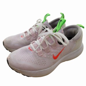 【中古】ナイキ NIKE ESCAPE RUN FLYKNIT スニーカー ランニング シューズ ロゴ DC4269-500 ピンク系 US7.5 24.5cm