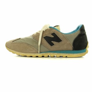 【中古】ニューバランス NEW BALANCE クロスカントリー スニーカー ローカット スエード ナイロン 24.5cm グレー