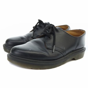 【中古】ドクターマーチン DR.MARTENS 3ホールシューズ レザー UK4 23cm 黒 ブラック 1461PW /SR35 レディース