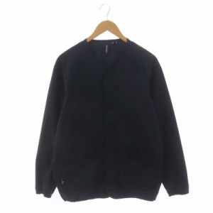 【中古】ウールリッチ WOOLRICH ANY TIME CARDIGAN エニーターム カーディガン 薄手 XS 紺 ネイビー /HK ■OS メンズ