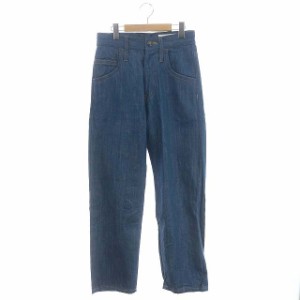 【中古】クロ KURO DENIM ストレート デニムパンツ ジーンズ 30 青 ブルー /HS ■OS レディース