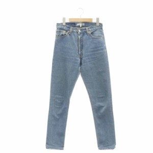 【中古】リーバイス Levi's RE/DONE ボタンフライ デニムパンツ 25 S インディゴ /SY ■OS レディース