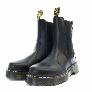 【中古】ドクターマーチン DR.MARTENS 2976 BEX W/ZIP チェルシーブーツ サイドゴアブーツ ショート フラット UK3 黒