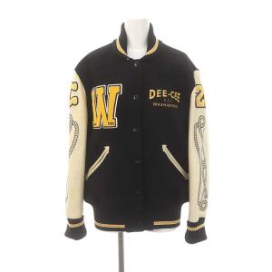 【中古】未使用品 ワシントンディーシー Deuxieme Classe取扱い 22AW Varsity ジャケット スタジャン ブルゾン 38