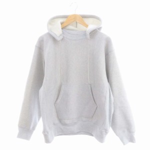 【中古】ブラームス 22AW C/Ac SWEAT P/O HOODIE 後付け パーカー プルオーバー 長袖 裏起毛 2 グレー ■AD メンズ