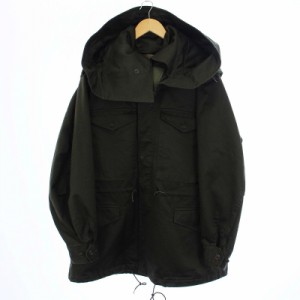 【中古】Unlikely B.D M-51 Field Jacket M-65 Hood Anything ミリタリージャケット M カーキ U23F-18-0001