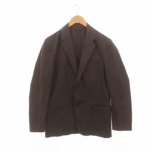 【中古】ダンヒル dunhill コットン2Bジャケット テーラード ブレザー S 茶 ブラウン /AT ■OS メンズ