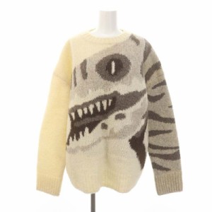 【中古】未使用品 フォトコピュー 23AW SAIRANEN DINO SWEATER セーター ニット 長袖 TU アイボリー ブラウン