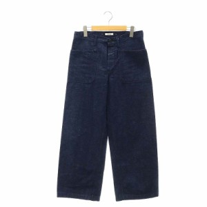 【中古】インテリム 1940s WW2 US.SELVEDGE NEP TROUSER デニム パンツ ジーンズ ワイド ボタンフライ 3 紺 メンズ