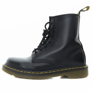 【中古】ドクターマーチン DR.MARTENS 8ホール ブーツ ショート レザー UK6 25cm 黒 ブラック /SR5 レディース