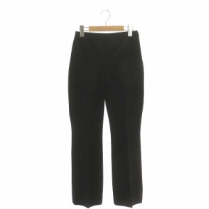 【中古】セオリー 23AW Bistretch 3 CL Kick Pant FH セミフレアパンツ ブーツカット ストレッチ 00 黒 レディース