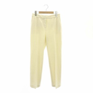 【中古】セオリー 23AW Fine Smooth JSY Slim ST Pant GB パンツ スリムストレート 00 アイボリー レディース