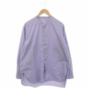 【中古】キャプテン サンシャイン 22SS Stand Collar Shirt スタンドカラーシャツ 長袖 前開き シルク混