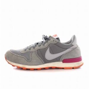 【中古】ナイキ NIKE インターナショナリスト スニーカー ローカット シューズ US6 23cm グレー 629684-005