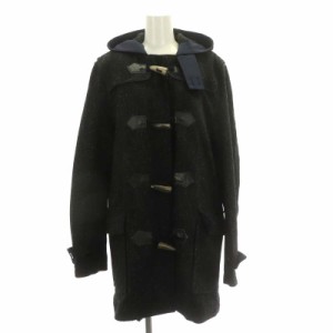 【中古】サカイ sacai ライナー付きダッフルコート アウター ミドル丈 ライナー付き 2 黒 ブラック /HK ■OS