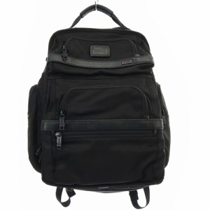 【中古】トゥミ TUMI ビジネスリュック デイパック ロゴ 黒 ブラック ALPHA2 /SR22 メンズ