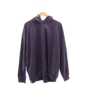 【中古】グラフペーパー LOOPWHEELER for GP23AW Sweat Parka スウェットパーカー 長袖 プルオーバー 2 紫 メンズ