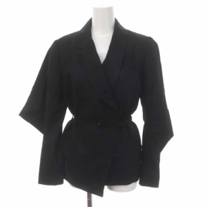 【中古】アメリヴィンテージ Ameri VINTAGE ASYMMETRY COLLAR JACKET アシンメトリーカラージャケット 変形 F 黒