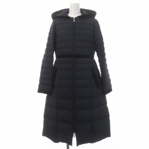 【中古】トッカ TOCCA 22AW HOLIDAY ロングダウンコート アウター フード ジップアップ 0 紺 ネイビー レディース