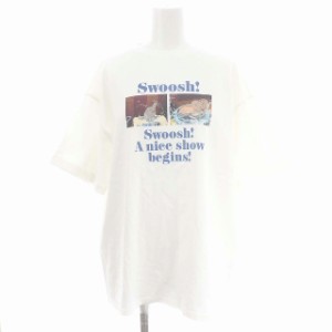 【中古】エイミーイストワール ×ディズニー Dumbo Swoosh T-shirt Tシャツ カットソー 半袖 F 白 レディース