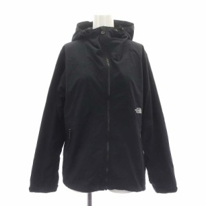 【中古】ザノースフェイス THE NORTH FACE COMPACT JACKET ジャケット ジップアップ パーカー L 黒 ブラック NPW71530