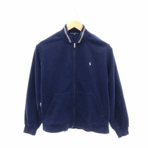 【中古】ラルフローレン RALPH LAUREN ゴルフ GOLF フリースブルゾン ジャケット ジップアップ M 紺 ネイビー /HK